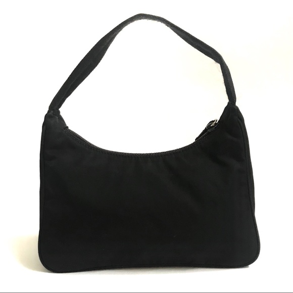 ✨ SOLD ON SITE✨Prada Black Hobo Mini Tessuto Bag - Picture 3 of 10